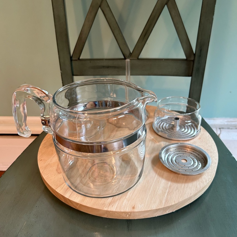 Vintage PYREX Stovetop Percolator with all parts included. - Picture 2 of 7
